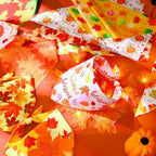 Preboun 50 Pcs Fall Dog Bandanas Bulk, Autumn Pumpkin Maple Leaves Pattern - Image 5