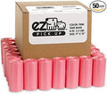 EZ Pick Up Pink Poop Bags - 1000 Dog Waste Bag Cat Puppy Waste Disposal | heavy duty, leak proof, large, 9x12