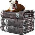 Rezutan 3 Pack Premium Soft Dog Blanket for Medium Dogs Puppy & Cat by Rezutan