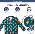 Spark Paws Christmas Matching Dog and Owner Pajama Top - Image 3