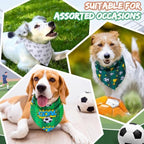 100 Pcs Soccer Themed Dog Bandanas Bulk for Pet Costume Accessories - Image 6