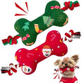 Christmas Dog Toys, 2 Pack Squeaky Plush Toys, Small & Medium Dogs by Lepawit