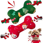 Christmas Dog Toys, 2 Pack Squeaky Plush Toys, Small & Medium Dogs by Lepawit