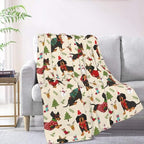 Cute Christmas Dogs Fleece Blanket - Warm & Cozy, Soft & Comfortable, Perfect for Women, Men, Kids & Pets - 50" X40\ - Image 6