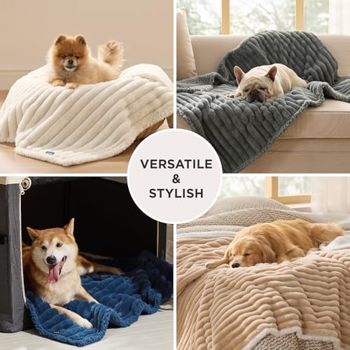 Bedsure ComfyFleece® Waterproof Dog Blankets for Small Dogs,25x35 - Image 6