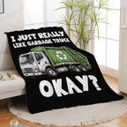 Garbage Truck Throw Blanket Gifts for Kids Boys Girls 60"X50" - Image 2