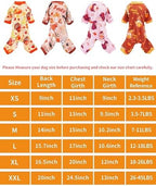 PET SHOW 4 Pack Fall Velvet Dog Pajamas for Medium Dogs - Image 3