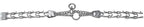 Herm Sprenger Prong Dog Training Collar - 16" Long with 2.25mm Gauge (for Dogs up to 40lbs) - Fits 13" Neck, Extendable to 19" Neck with Additional Prong Links - Chrome Plated Steel, Made in Germany