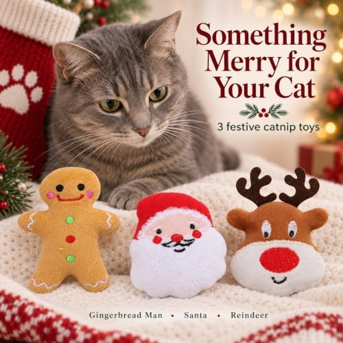 3-Pack Christmas Catnip Toys - Image 5