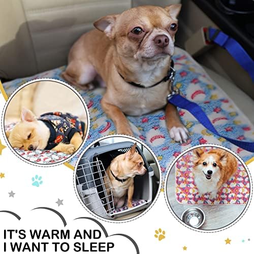 Reginary 4 Pcs Guinea Pig Fleece Cage Liners, Moon Star, 24 x 47 Inch - Image 6