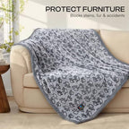 Luciphia Waterproof Dog Blanket Reversible Sherpa Fleece for Large Dogs Cat - Image 5