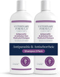 Veterinary Formula Clinical Care Antiparasitic Shampoo, 16 oz, 2-Pack | Antiparasitic and antiseborrheic shampoo for dry, irritated skin and occasional itchy spots