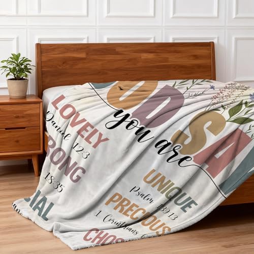 COMFAR Christian Gifts for Women Faith, Inspirational/Religious/Spiritual Gifts for Adults, Soft Throw Blankets for Women/Men, Personalized Blankets for Adults 40"x 50" - Image 6