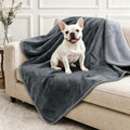 LOOBANI Waterproof Dog Blanket for Small Dogs, Pet Blanket 30" x 40", Grey by LOOBANI