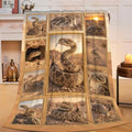 Rattlesnake Blanket, Reptile Snake Throw Gift for Adult Kid 60"X50" by Unknown