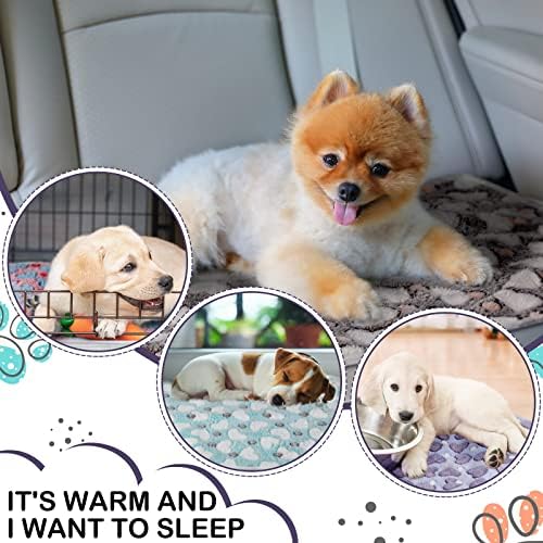 Reginary 4 Pcs Guinea Pig Fleece Cage Liners, Heart Pattern, 35 x 24 Inch - Image 3