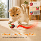 Interactive Cat Toys with Bird Sounds & 3 Speed Modes for Indoor Cats Play - Image 2