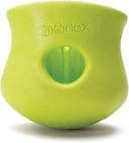 West Paw Zogoflex Toppl Interactive Treat Dispensing Puzzle Dog Toy for Mental Stimulation & Enrichment-Holds Kibble & Treats-Lickable, Freezable & Dishwasher Safe-Made in USA-Small-Granny Smith Green