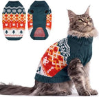 IECOii Christmas Cat Sweater for Cats, Kitten Holiday Sweater Ugly, XS-L by IECOii