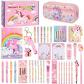 Ulema 41Pcs Cute Unicorn Stationery Set Birthday Gifts for Girls Back to School and Classroom Rewards Office Supplies with Unicorn Stuffs with Kawaii pencils,Keychain etc. by Unknown