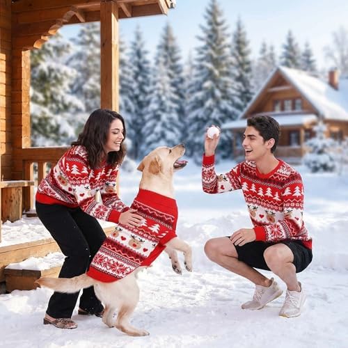 Christmas Matching Dog and Owner Outfits Sweater Clothes,Owner L - Image 6