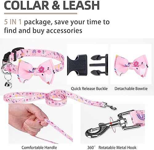 PUPTECK Dog Harness, Collar and Leash Set No Pull for Small Medium Sized - Image 3