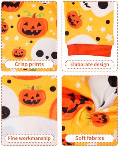 PET SHOW 4 Pack Halloween Fleece Dog Pajamas Warm for Extra Large Dogs - Image 4