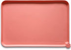 Hoki Found X-Large Silicone Pet Feeding Mats - Non Slip, Waterproof Food & Drink Mats for Dogs, Cats & Carpet - Burnt Coral