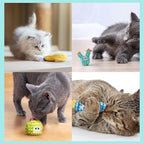 Pawsible 5 Pack Cactus Catnip Toys, 100% Organic Catnip Toys for Indoor Cats, Interactive Plush Chew Fun Without Cotton, Teething Soft Kittens Toys for Kitty, Colorful - Image 7