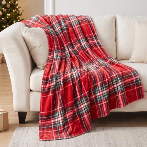 Gogreen Cozy Printed Throw Christmas Blanket - 300 GSM Fleece Throw Size for Home Decoration, Ultra Soft Blanket (Throw - 50" x 60") - I - Image 2
