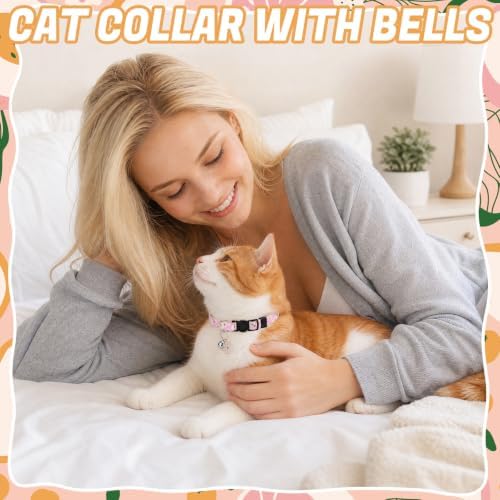30Pcs Holiday Cat Collars Breakaway Halloween Cat Collars with Bell - Image 5