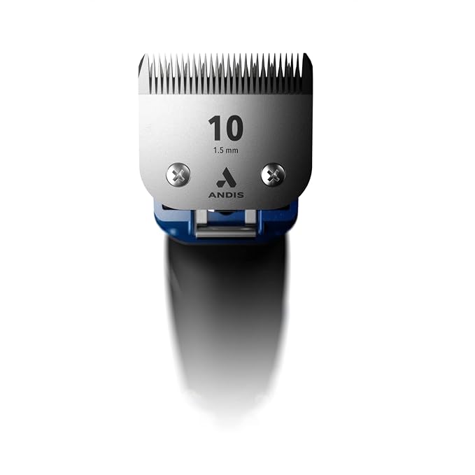 Andis 68520 Excel Professional 5-Speed Detachable Blade Clipper Kit, Blue | Includes world-class CeramicEdge blade that stays cool & sharp, dog grooming clippers, 14ft cord