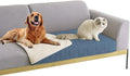 Tcksstex Waterproof and Non-Slip Dog Bed Cover and Pet Blanket Sofa Pet Bed Mat ，car Incontinence Mattress Protectors Furniture Couch Cover for Most Cats Dogs, Pets（30x70- Navy Blue）