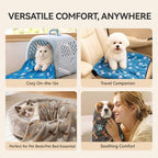LINENLUX Dog Blankets 3-Pack, Super Soft Fluffy Fleece Pet Throw Warm - Image 3