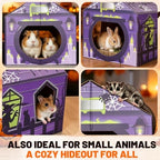 Halloween Cardboard Cat House Scratcher & Play Gift for Indoor Cats - Image 4
