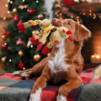 Senneny Christmas Dog Toys, Squeaky Reindeer Plush with Ropes for Tug of War, Durable Interactive Chew Toys for Puppy Small Medium Large Dogs - Image 5