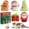 Retro Shaw Catnip Cat Toys Christmas, Cute Santa Claus Xmas Trees Snowman by RetroShaw
