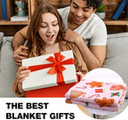 Pink Gingerbread Christmas Throw Blanket, Soft Lightweight Candy Cane Xmas Flannel Blanket for Winter Holiday Couch Sofa Bed Chair Living Rooms Home Decor Gifts 50 x 60 Inch - Image 7