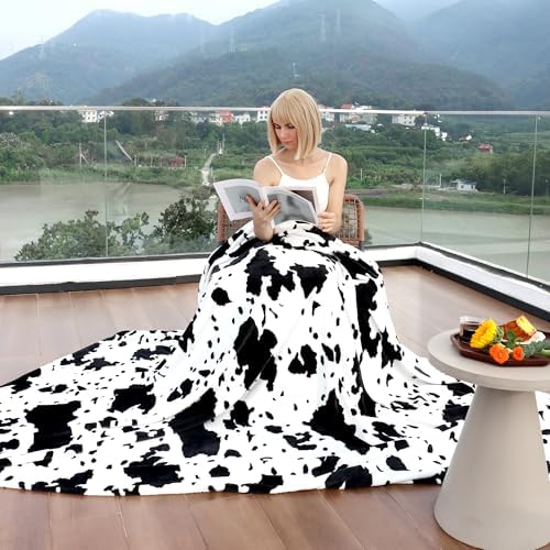 Queen Size Blanket, Black and White, 90x90 Inches - Image 5