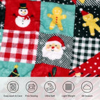 Gogreen Cozy Christmas Blanket - 300 GSM Flannel Throw Size for Home Decoration - Ultra Soft (Christmas Classical Plaid, Throw - 50" x 60") - Image 5