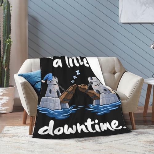 Sleepy Drawbridge Blanket Throw Gift for Girls Women 80"X60" - Image 2