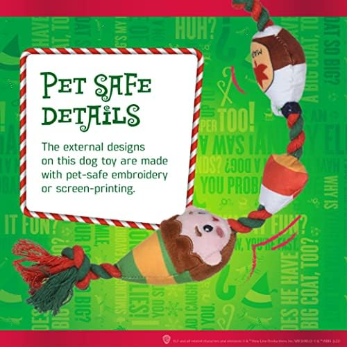 Elf Holiday Buddy Candy and Maple Syrup Rope Dog Toy, 15 Inch - Image 5
