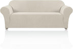 Stretch Sofa Cover Slipcover Couch Covers for 3 Cushion Couch Furniture Protector Sofa Covers with Non Slip Elastic Bottom Dogs Pet Friendly Fitted (Sofa, Island Fossi)