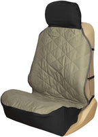 PetSafe Happy Ride Quilted Bucket Seat Cover - Long-Lasting Waterproof Padded Seat Protection with Secure Seatbelt Access - Keeps Leather Seats Clean & Protects from Scratches - Green