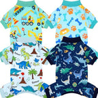 XPUDAC 4 Pack Dog Pajamas for Small Dogs Pjs Boy Puppy Clothes, S by XPUDAC