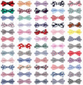 Segarty Bowties for Dogs, 60 Dog Bow Tie Collar, Adjustable Bowties for Small Medium Pets Large Puppy Neck Bows Bulk Assorted Pet Grooming Accessories Birthday Wedding Party Holiday Festival by Segarty
