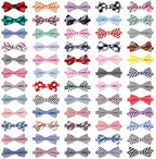 Segarty Bowties for Dogs, 60 Dog Bow Tie Collar, Adjustable Bowties for Small Medium Pets Large Puppy Neck Bows Bulk Assorted Pet Grooming Accessories Birthday Wedding Party Holiday Festival by Segarty
