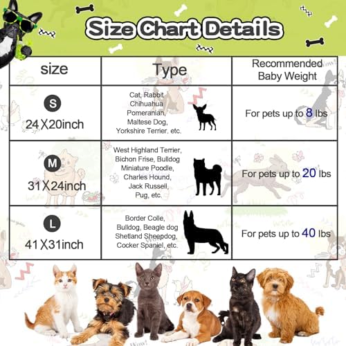 Rezutan Blanket for Large Dogs & Cats Soft Reversible Fleece 40"x31" - Image 6