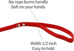 Waterproof Long Dog Leash Recall Training Lead 5 10 16 30 50 Foot for Large Medium Small Dogs Outdoor Training Walking Playing and Camping
