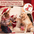 VioraWhite 8 Pack Christmas Dog Toys Plush Squeaky Bone Shaped Funny Toys Birthday Gift for Small Medium Large Sized Dogs, 6.1" x 3.8" - Image 6